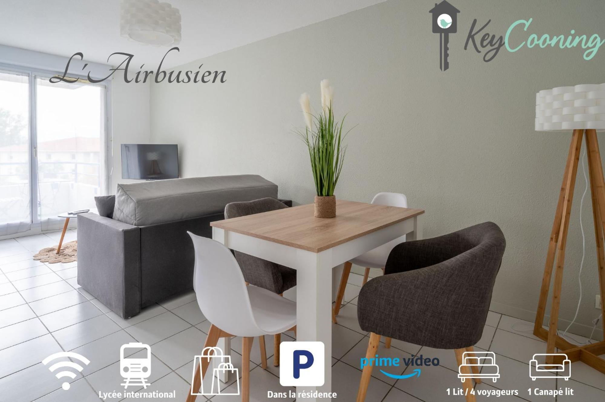 Apartament L'Airbusien - Terrasse Et Parking - Airbus A Cote Colomiers Zewnętrze zdjęcie